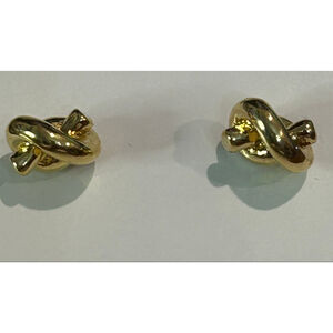 Women's Kate Spade Gold Knot Stud Earrings One Size
